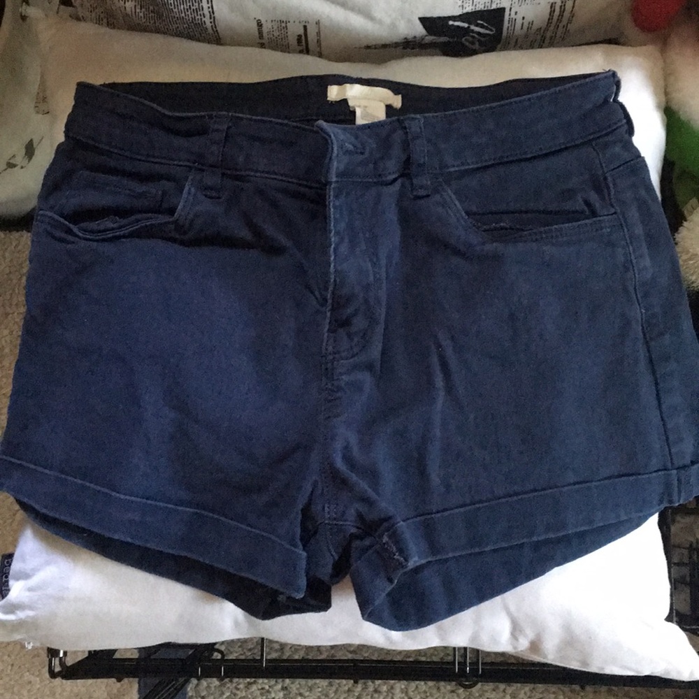 Navy blue H&M shorts